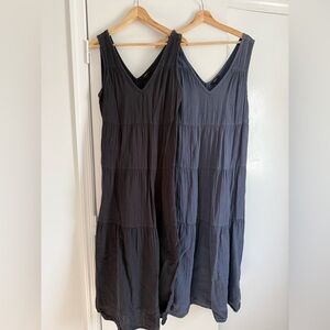 Quince 100% Organic Cotton Tiered Maxi Dress